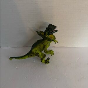 Dilophosaurus Jurassic Dinosaur Toy Lights And Sounds Moveable Arms And Mouth 6”